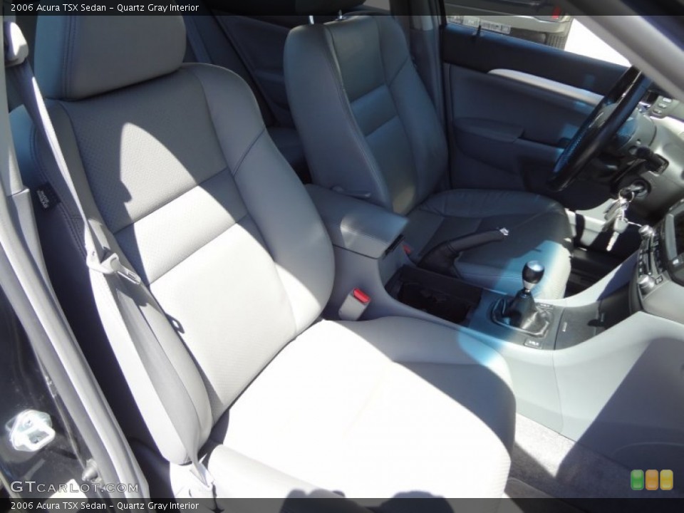Quartz Gray Interior Front Seat for the 2006 Acura TSX Sedan #81828990