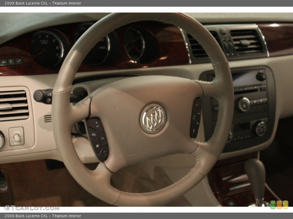 Titanium Interior Steering Wheel for the 2009 Buick Lucerne CXL #81829379