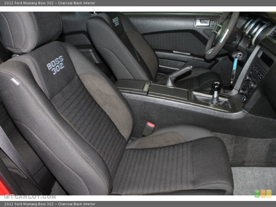 Charcoal Black Interior Front Seat for the 2012 Ford Mustang Boss 302 #81830982