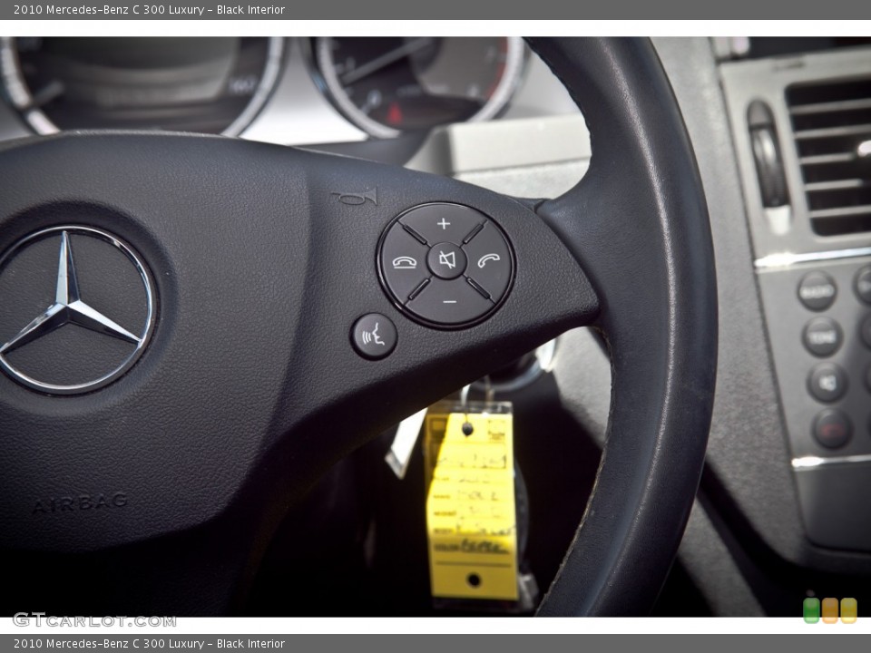 Black Interior Controls for the 2010 Mercedes-Benz C 300 Luxury #81833475
