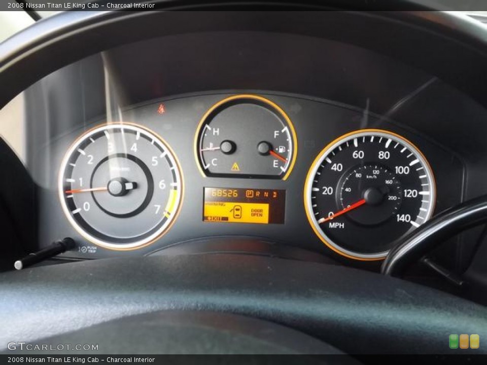 Charcoal Interior Gauges for the 2008 Nissan Titan LE King Cab #81837059