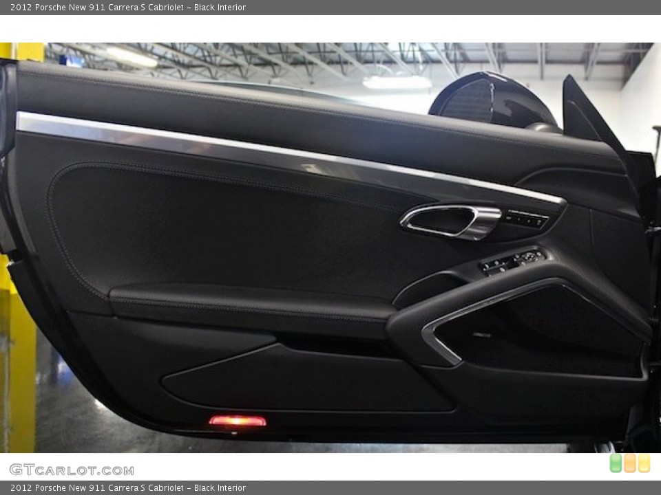 Black Interior Door Panel for the 2012 Porsche New 911 Carrera S Cabriolet #81838392