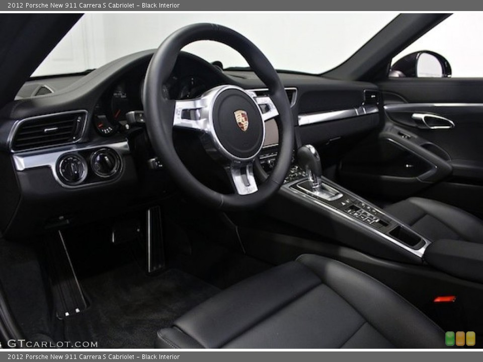 Black Interior Photo for the 2012 Porsche New 911 Carrera S Cabriolet #81838638