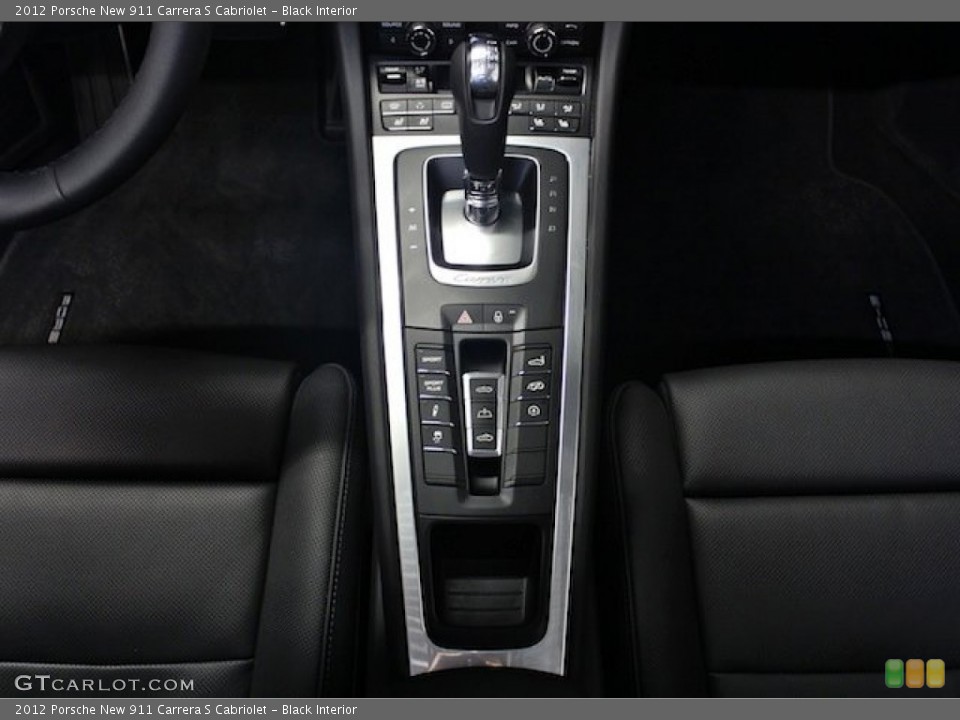 Black Interior Controls for the 2012 Porsche New 911 Carrera S Cabriolet #81838818