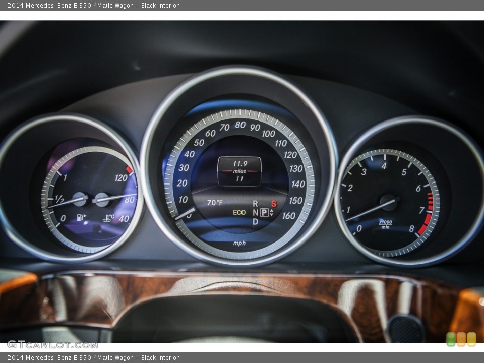 Black Interior Gauges for the 2014 Mercedes-Benz E 350 4Matic Wagon #81839349