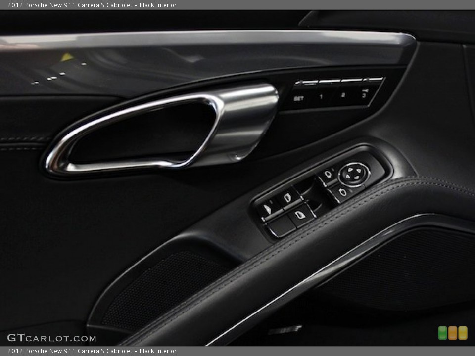 Black Interior Controls for the 2012 Porsche New 911 Carrera S Cabriolet #81839634