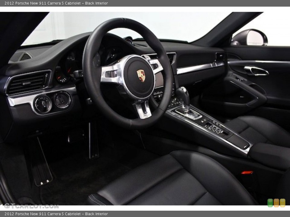 Black Interior Photo for the 2012 Porsche New 911 Carrera S Cabriolet #81839880