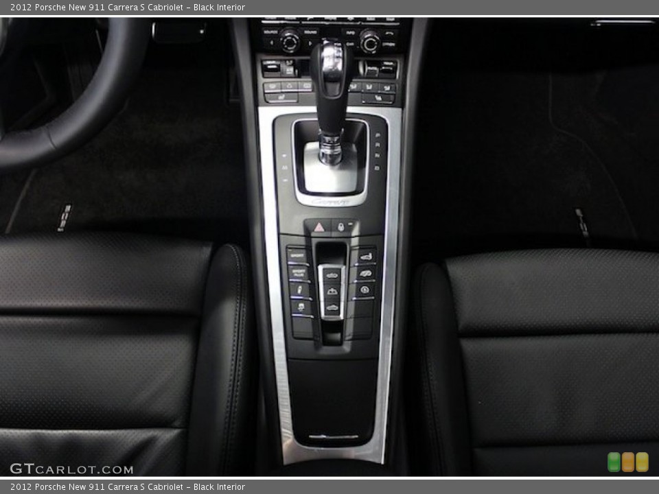 Black Interior Controls for the 2012 Porsche New 911 Carrera S Cabriolet #81840093