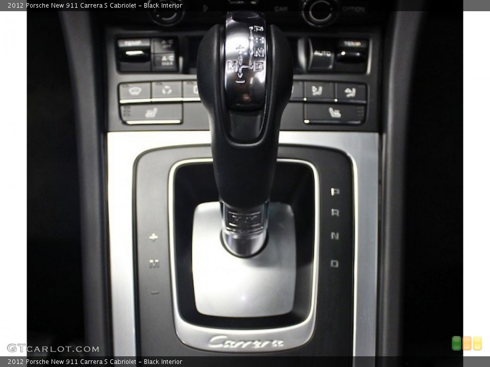 Black Interior Transmission for the 2012 Porsche New 911 Carrera S Cabriolet #81840117