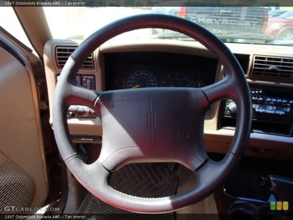Tan Interior Steering Wheel for the 1997 Oldsmobile Bravada AWD #81845200