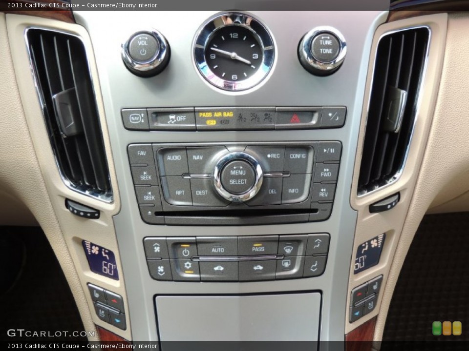 Cashmere/Ebony Interior Controls for the 2013 Cadillac CTS Coupe #81845673