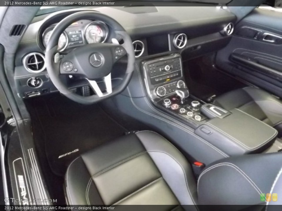 designo Black Interior Photo for the 2012 Mercedes-Benz SLS AMG Roadster #81850260
