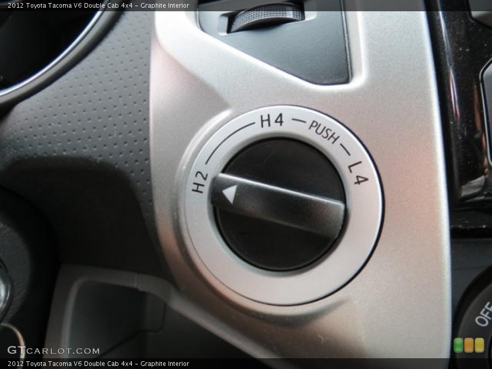 Graphite Interior Controls for the 2012 Toyota Tacoma V6 Double Cab 4x4 #81851830