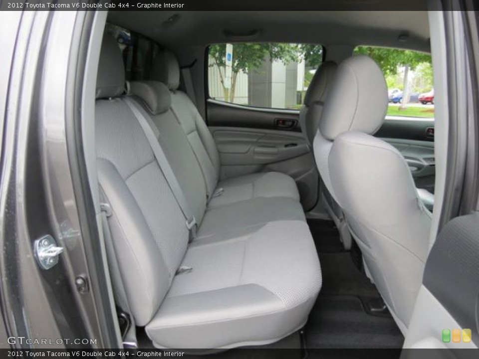 Graphite Interior Rear Seat for the 2012 Toyota Tacoma V6 Double Cab 4x4 #81851904