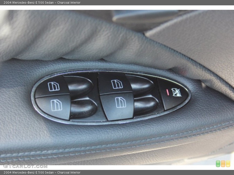 Charcoal Interior Controls for the 2004 Mercedes-Benz E 500 Sedan #81851920