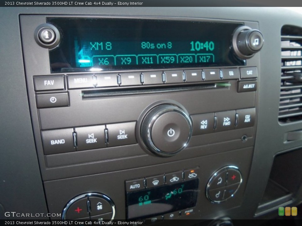 Ebony Interior Audio System for the 2013 Chevrolet Silverado 3500HD LT Crew Cab 4x4 Dually #81853995