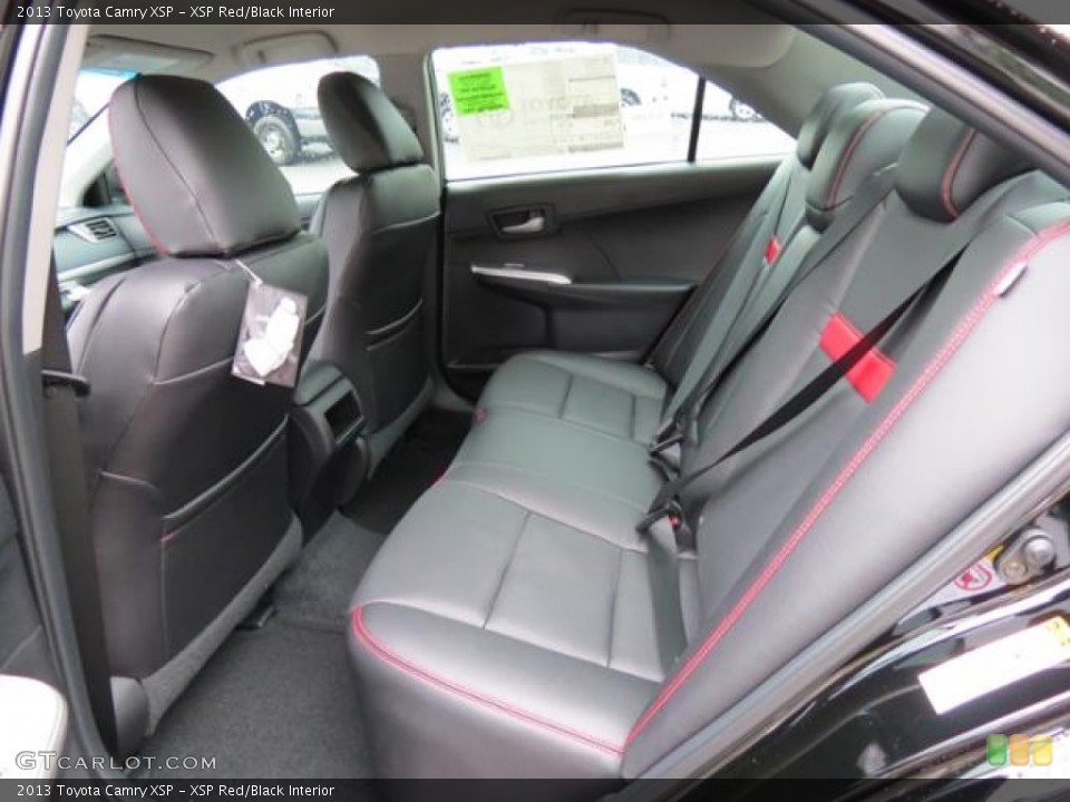 XSP Red/Black Interior Rear Seat for the 2013 Toyota Camry XSP #81854068