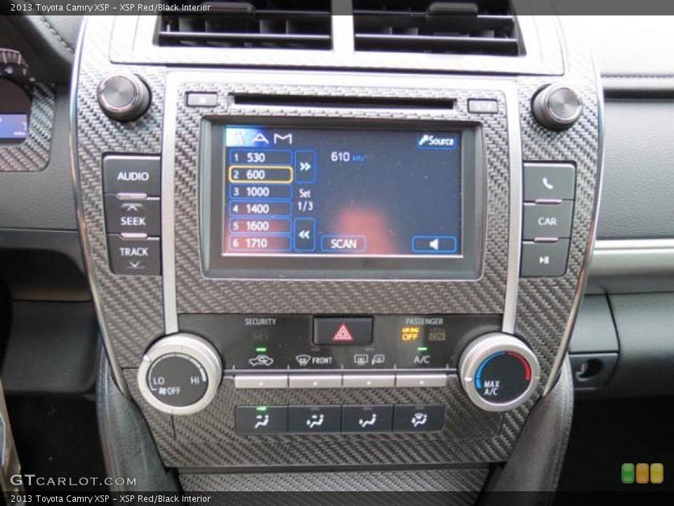 XSP Red/Black Interior Controls for the 2013 Toyota Camry XSP #81854163