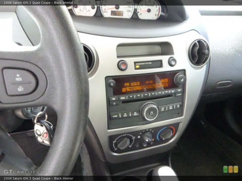 Black Interior Controls for the 2006 Saturn ION 3 Quad Coupe #81854829