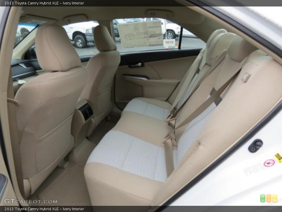 Ivory Interior Rear Seat for the 2013 Toyota Camry Hybrid XLE #81854958