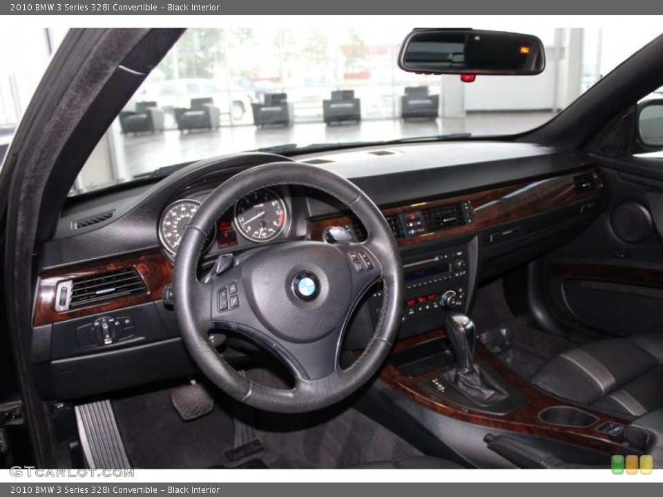 Black Interior Dashboard for the 2010 BMW 3 Series 328i Convertible #81859170