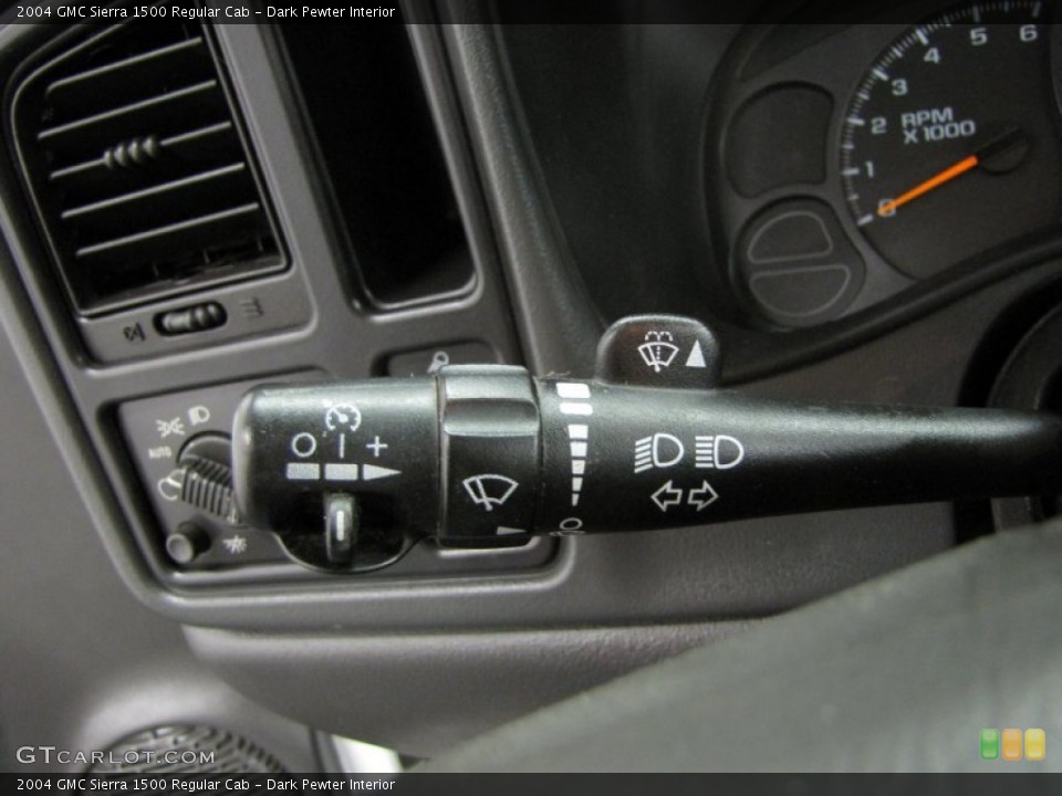 Dark Pewter Interior Controls for the 2004 GMC Sierra 1500 Regular Cab #81860676