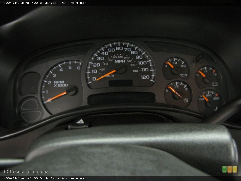 Dark Pewter Interior Gauges for the 2004 GMC Sierra 1500 Regular Cab #81860695