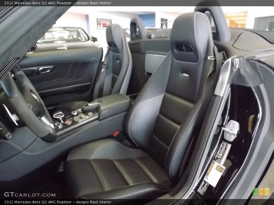 designo Black Interior Front Seat for the 2012 Mercedes-Benz SLS AMG Roadster #81862766