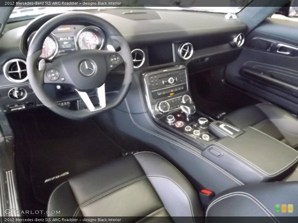designo Black Interior Photo for the 2012 Mercedes-Benz SLS AMG Roadster #81862785