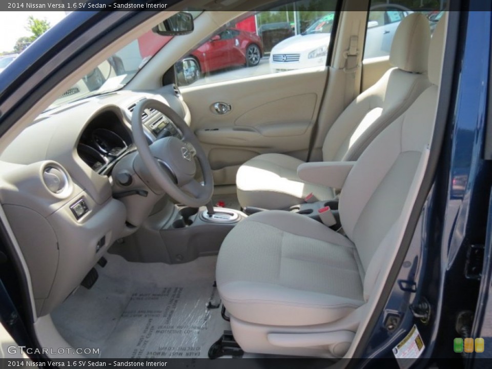 Sandstone Interior Photo for the 2014 Nissan Versa 1.6 SV Sedan #81864651