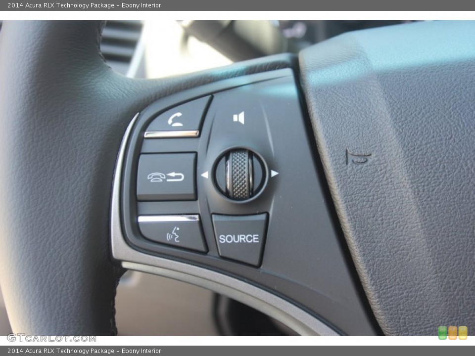 Ebony Interior Controls for the 2014 Acura RLX Technology Package #81864801