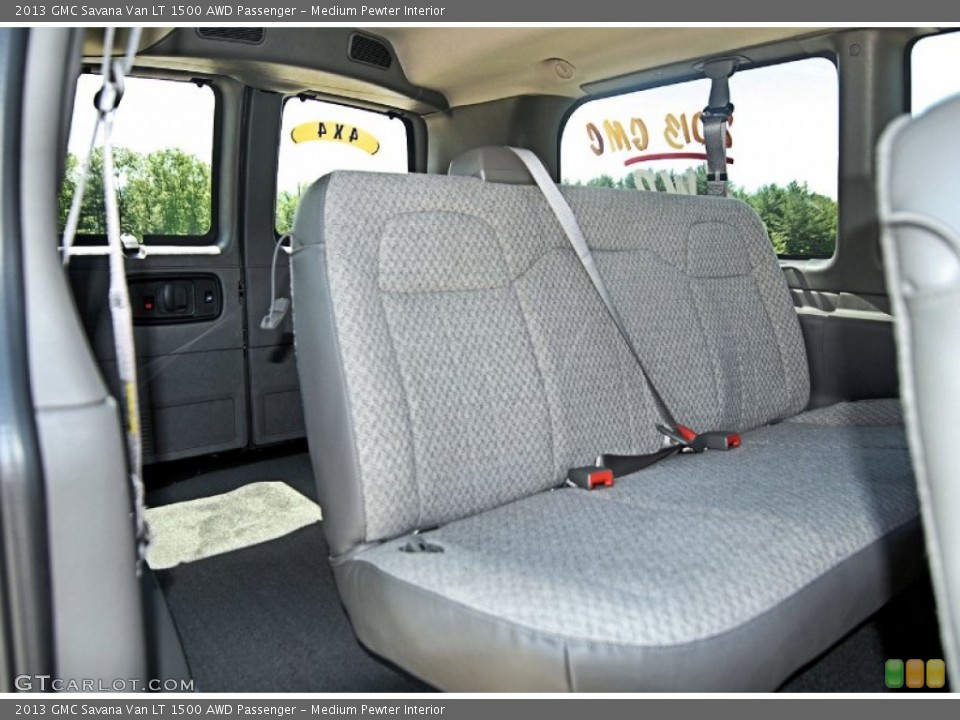 Medium Pewter Interior Rear Seat for the 2013 GMC Savana Van LT 1500 AWD Passenger #81866598