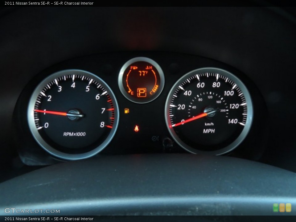 SE-R Charcoal Interior Gauges for the 2011 Nissan Sentra SE-R #81866888