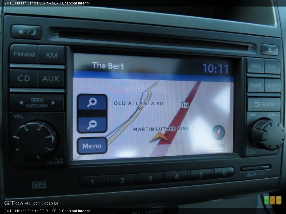 SE-R Charcoal Interior Navigation for the 2011 Nissan Sentra SE-R #81866907