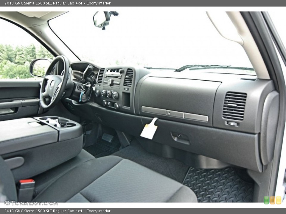 Ebony Interior Dashboard for the 2013 GMC Sierra 1500 SLE Regular Cab 4x4 #81866991