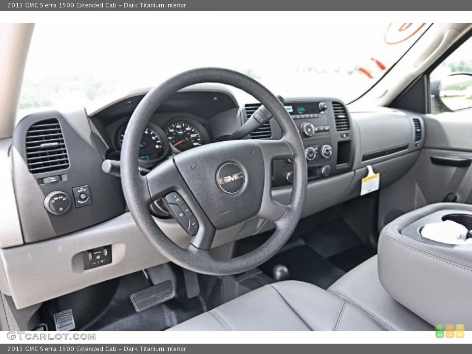 Dark Titanium Interior Dashboard for the 2013 GMC Sierra 1500 Extended Cab #81867270