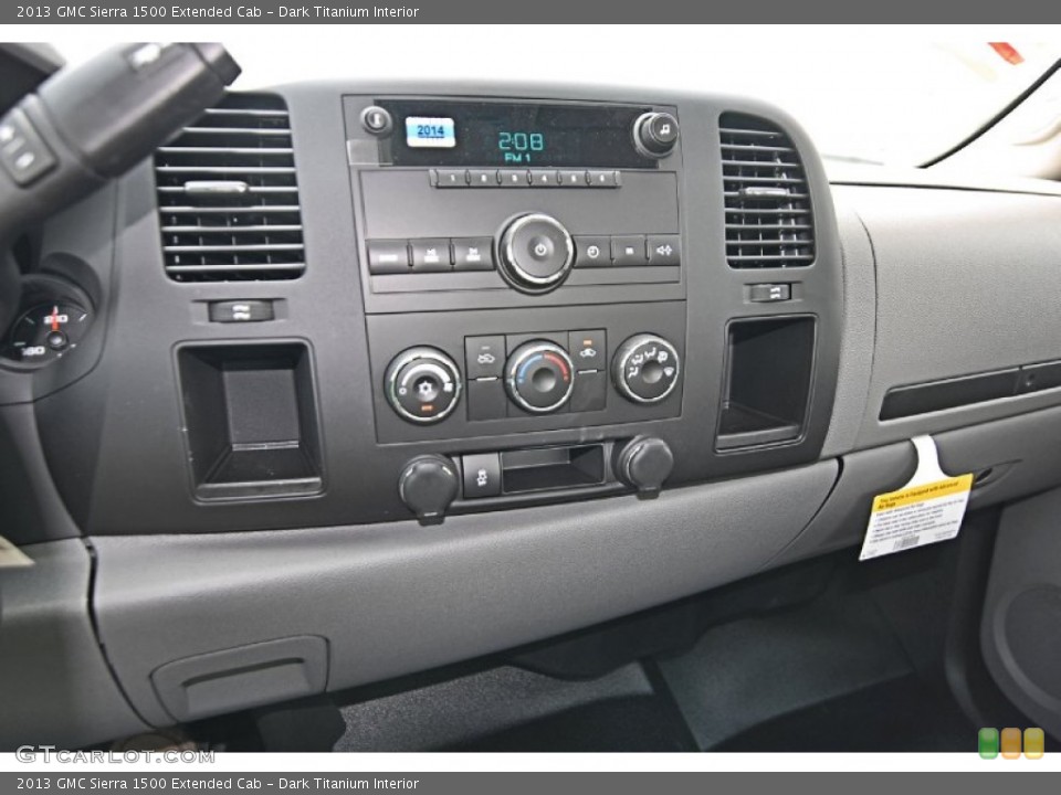 Dark Titanium Interior Controls for the 2013 GMC Sierra 1500 Extended Cab #81867283