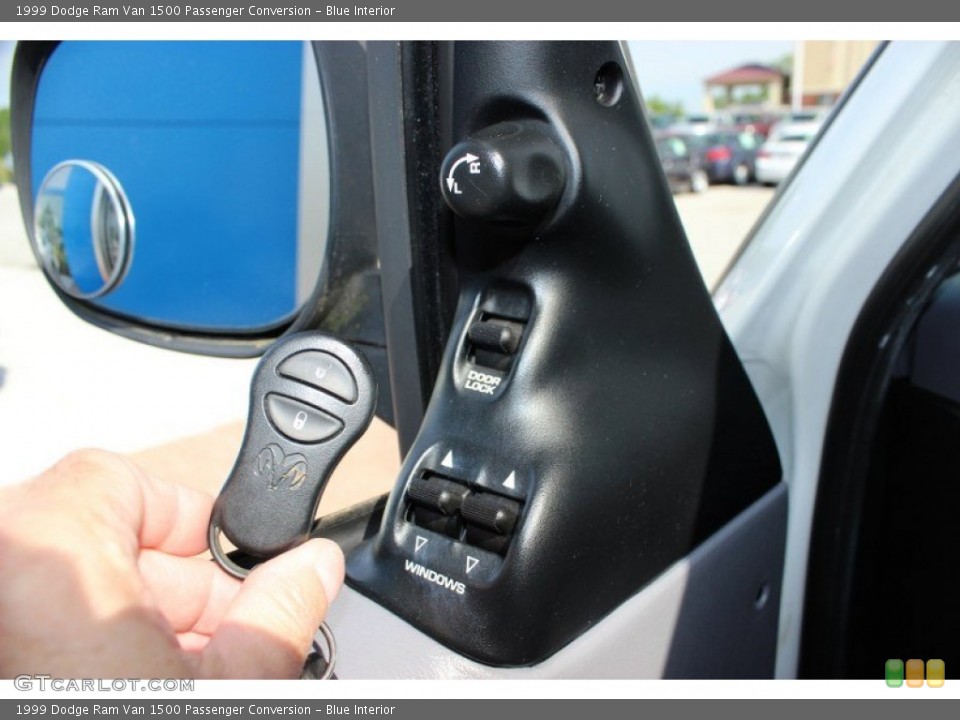 Blue Interior Controls for the 1999 Dodge Ram Van 1500 Passenger Conversion #81871150
