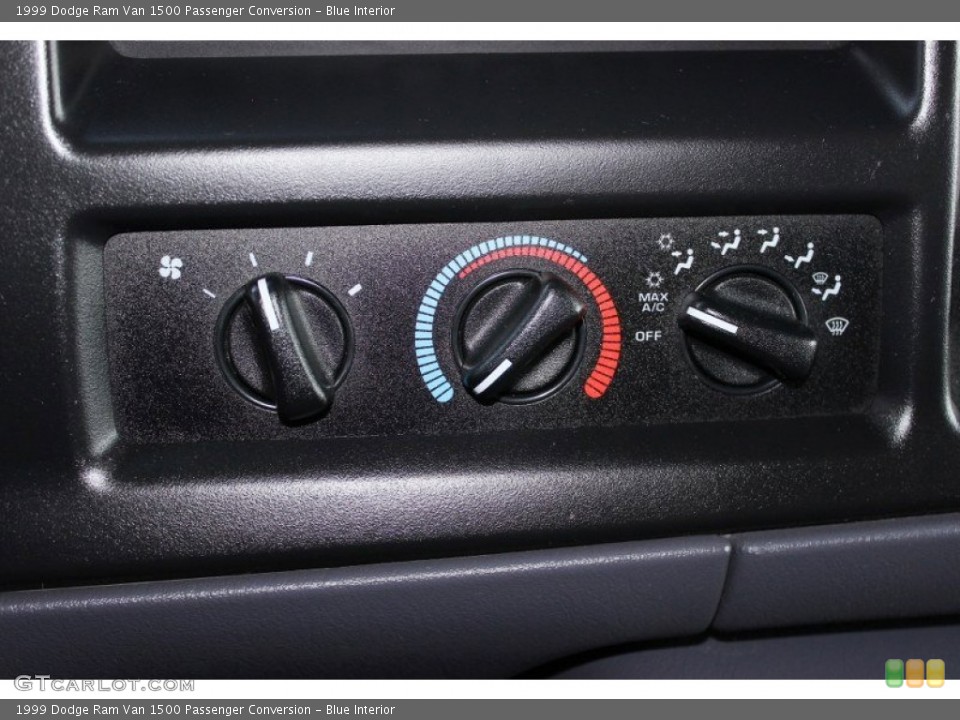 Blue Interior Controls for the 1999 Dodge Ram Van 1500 Passenger Conversion #81871504
