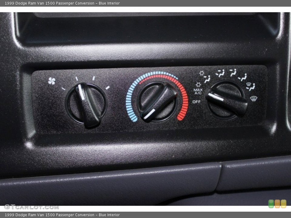 Blue Interior Controls for the 1999 Dodge Ram Van 1500 Passenger Conversion #81871504