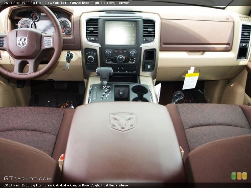 Canyon Brown/Light Frost Beige Interior Prime Interior for the 2013 Ram 1500 Big Horn Crew Cab 4x4 #81872530
