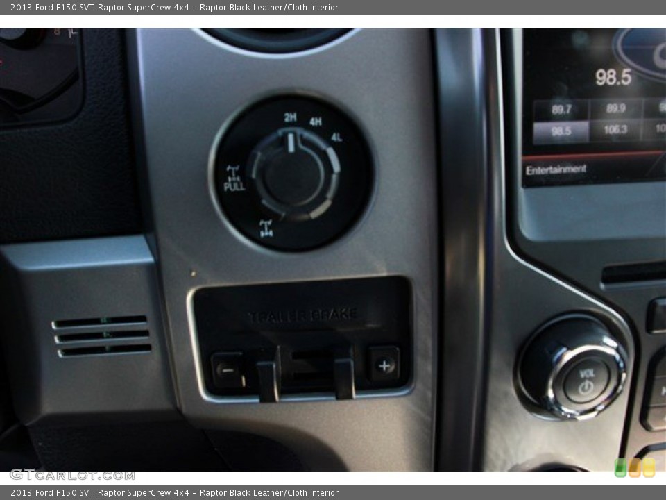Raptor Black Leather/Cloth Interior Controls for the 2013 Ford F150 SVT Raptor SuperCrew 4x4 #81872857