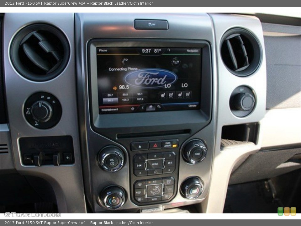 Raptor Black Leather/Cloth Interior Controls for the 2013 Ford F150 SVT Raptor SuperCrew 4x4 #81872875