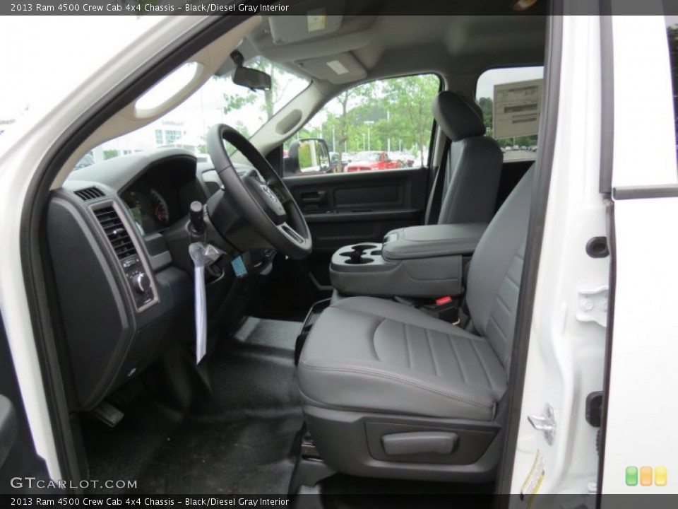 Black/Diesel Gray Interior Photo for the 2013 Ram 4500 Crew Cab 4x4 Chassis #81878416