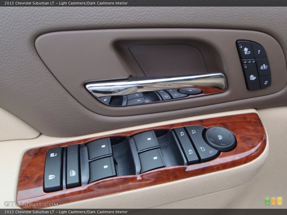 Light Cashmere/Dark Cashmere Interior Controls for the 2013 Chevrolet Suburban LT #81880845