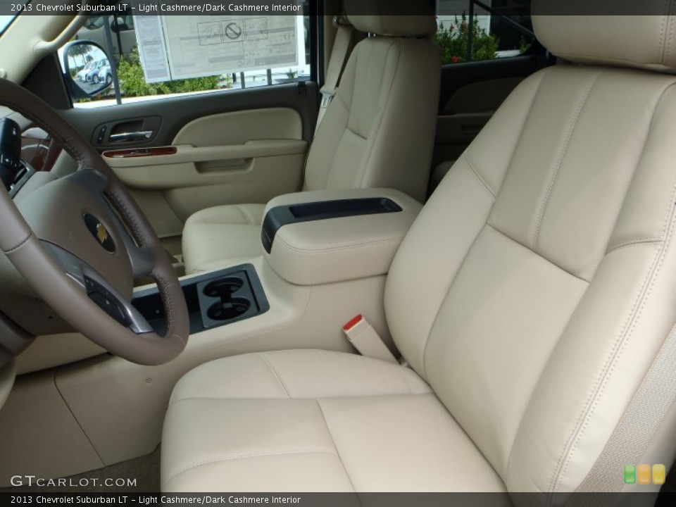 Light Cashmere/Dark Cashmere Interior Front Seat for the 2013 Chevrolet Suburban LT #81880867
