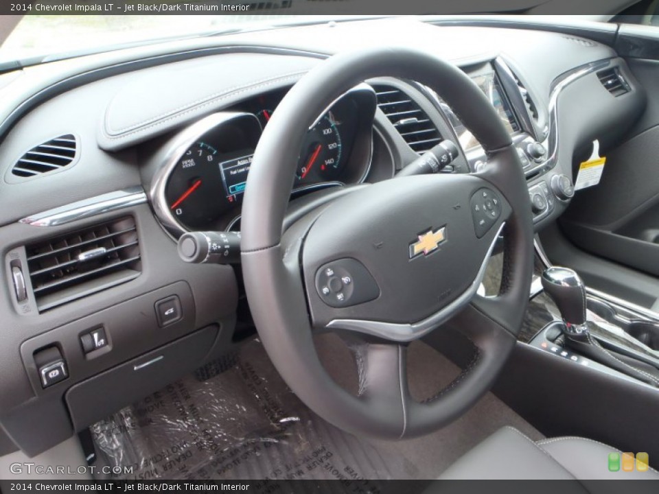 Jet Black/Dark Titanium Interior Steering Wheel for the 2014 Chevrolet Impala LT #81883390