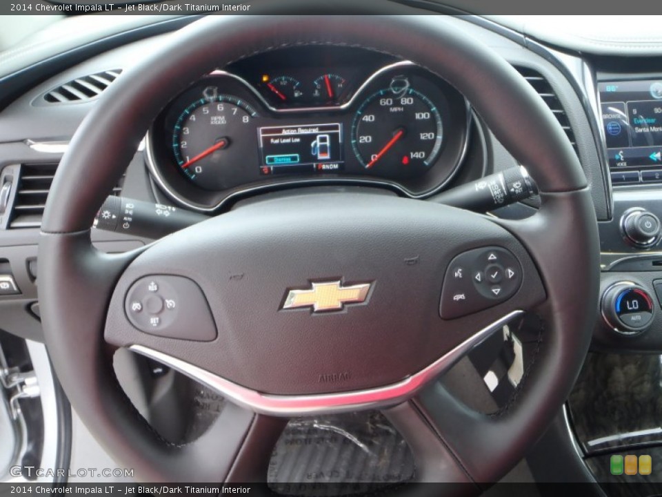 Jet Black/Dark Titanium Interior Steering Wheel for the 2014 Chevrolet Impala LT #81883416