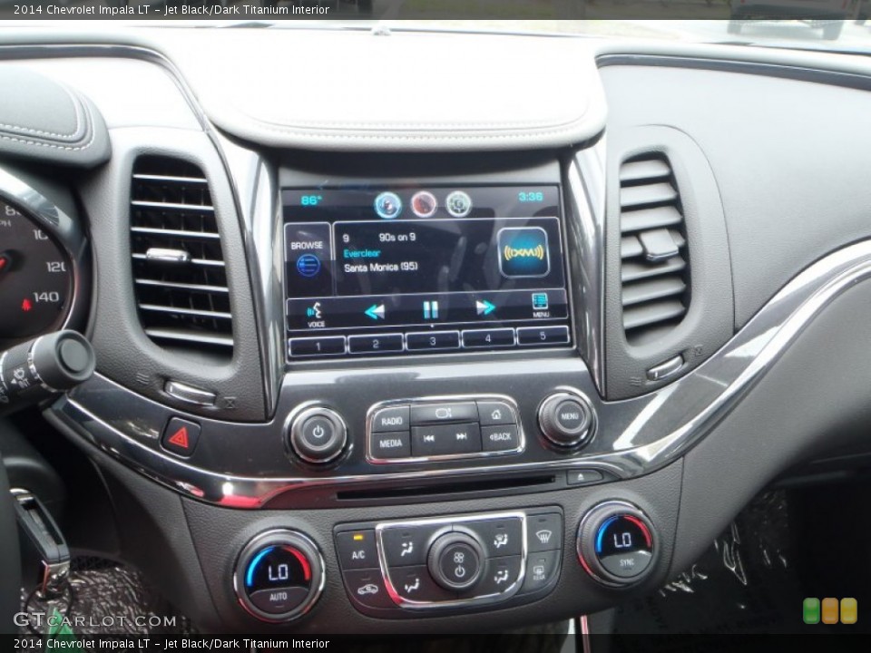 Jet Black/Dark Titanium Interior Controls for the 2014 Chevrolet Impala LT #81883456