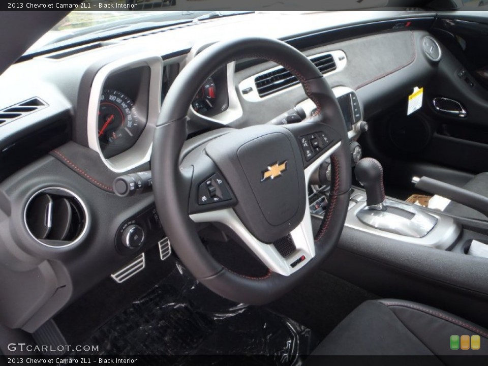 Black Interior Dashboard for the 2013 Chevrolet Camaro ZL1 #81885721